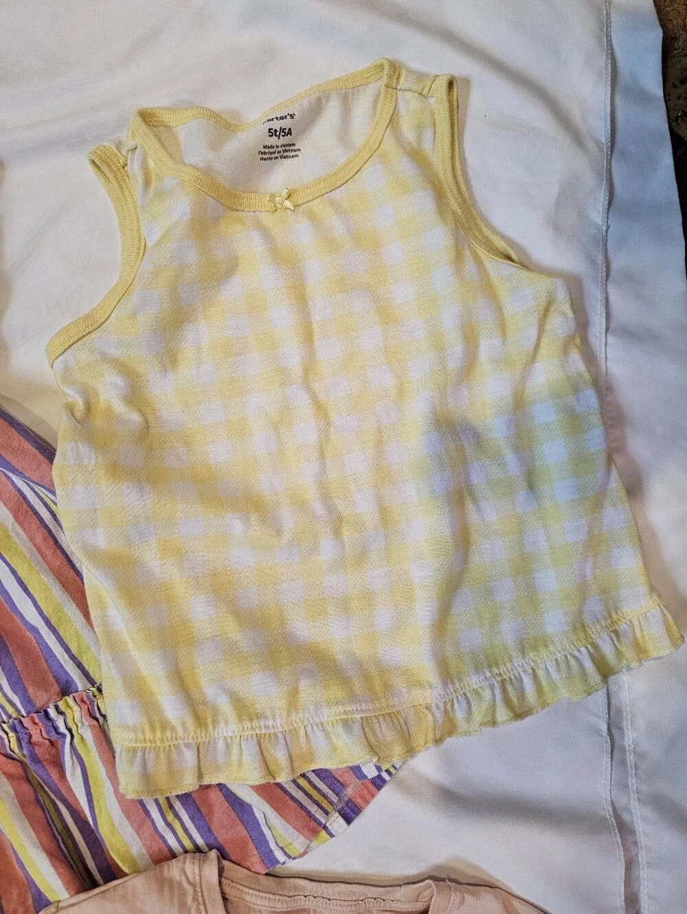 Set Of Girls Summer Clothes- 5T And 5/6